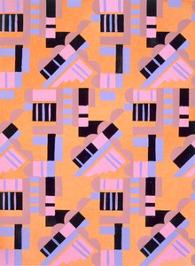 Projekt z „Nouvelles Compositions Decoratives”, koniec lat 20. (odbitka w pochoirze)